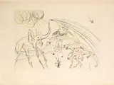 Les animaux malades de la peste by Salvador Dalí, Gravure à la pointe sèche sur vélin d'Arches rehaussée de couleurs au pochoir, sold Apr 2026