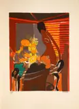 Nonchalance by Alfred Defossez, Lithographie en couleurs sur papier nacré du Japon, sold Apr 2026