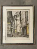 Rue de Paris by Takanori Oguiss, Lithographie sur Japon nacré, sold Mar 2026