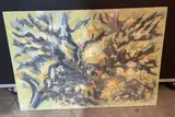 Paysage abstrait by Michel Dumont, Aquarelle et gouache sur papier, sold Mar 2026