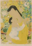 Maternité by Le Pho, Lithographie en couleur sur papier encadrée, sold Mar 2022