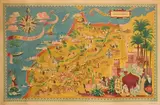 Le Maroc by Lucien Boucher, Affiche éditée en lithographie, vers, sold Jun 2021