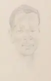 Portrait de jeune africain by Raymonde Heudebert, Crayon sur papier encadré monogrammé en bas à droite, sold Jun 2021