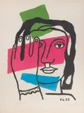 La Main by Fernand Léger, Lithographie sur papier encadrée, sold Apr 2021