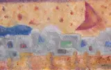 Paysage abstrait by Mordecai Ardon, Aquarelle et gouache sur papier signée en bas à droite, sold Apr 2021