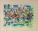 Course hippique by Gen Paul, Lithographie, sold Oct 2023