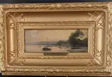 Honfleur, Le Poudreux by Louis-Alexandre Dubourg, Toile marouflée sur carton signée en bas à droite, sold Apr 2026