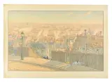 Paris vu de Montmartre, 1900 (Toudouze p. 163 / Fields p. 77 / Levasseur-Le Bohec p. 53) Planche 2 sur 8 de la série des Paysages parisiens by Henri Rivière, Lithographie en, sold Mar 2026