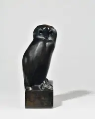 C. Valsuani Fondeur Grand-Duc, modèle créé en 1927 by François Pompon, Bronze à la cire perdue, patine noire sur fond marron, fonte posthume entre, sold Mar 2026