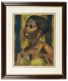 Portrait pour le Modèle exotique by André Lhote, vers 1928, Pastel, sold Mar 2026