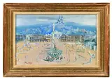 Place de la Concorde, Paris by Jean Dufy, Gouache marouflée sur carton, sold Mar 2026