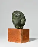 dit - Collection Jacques Thalheimer Tête de femme penchée vers la droite by Antoniucci Voltigerno Volti, Bronze à patine verte, sold Mar 2026