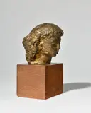 dit - Collection Jacques Thalheimer Tête de femme penchée vers la gauche by Antoniucci Voltigerno Volti, Bronze à patine dorée nuancée, sold Mar 2026