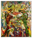 Le 7ème sceau by Jean Jacques Surian, Technique mixte (acrylique, huile, ripolin, vernis, pastel) sur toile, sold Mar 2026