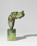 Tête d’épagneul by César Rabitti, Bronze patiné à l’antique, sold Mar 2026