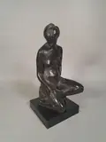 Femme assise by Louis Derbré, Bronze à patine brun vert, sold Mar 2026