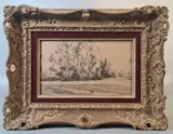 Paysage by Maximilien Luce, Encre et graphite, sold Mar 2026