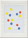 Composition by Albert Chubac, Collage sur papier, sold May 2022