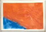 Où est la Vallée by Jean Messagier, 1976, Aquarelle et pastel sur papier, sold May 2022