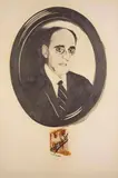 Escondido (30 anos) Saturnino de Lucas Gilsanz by Eduardo Arroyo, 1971, Fusain, pastel et crayon sur papier, sold May 2022