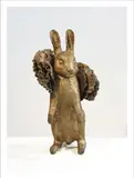 Lapin de victoire by Claude Lalanne, 2001, Bronze à patine dorée, sold Dec 2021