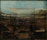 Paysage by Ivan Theimer, 1975, Aquarelle et encre de Chine sur fond d'impression, sold Jun 2024