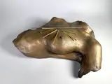 Magnetic Evidence by Takis, Epreuve en bronze à patine dorée, sold Feb 2025