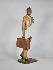Giacomo by Bruno Catalano, 2009, Epreuve en bronze à patine polychrome, sold Dec 2024