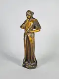 Sarah Bernhardt, la princesse lointaine by Mars Vallett, Epreuve en bronze à patine vieil or, sold Oct 2024