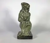 Femme agenouillée by Guy-Charles Revol, 1979, Epreuve en bronze à patine vert nuancé, sold May 2024