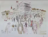 Epson by Raoul Dufy, Lithographie d'édition à, sold Nov 2018