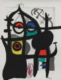 La Captive by Joan Miró, 1969, Eau-forte, aquatinte, carborundum, épreuve d'édition, sold Apr 2018