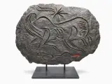 Cheval effrayé par le sang by André Masson, 1953, Epreuve en bronze à patine noire partiellement peinte, sold Sep 2026