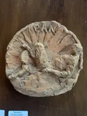 PAN, Médaillon - N°1 by Lucien Brasseur, Epreuve en terre cuite, sold Sep 2026