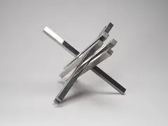 Doublement by Max Bill, stainless steel sculpture, sold Sep 2025