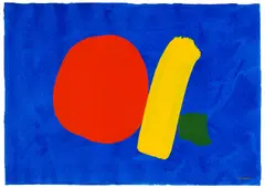 Arcturus No. 2 by William Perehudoff, acrylic on paper, sold Sep 2025