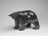 Polar Bear by Ashevak Tunnillie, stone sculpture, sold Aug 2025