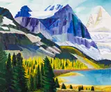 Mt. Assiniboine by David Pugh, oil on canvas, sold Aug 2025