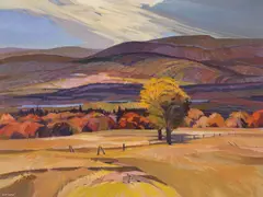 Fraser Lake, Madawaska by Richard Ferrier, oil on board, sold Jul 2025