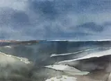 Untitled by Gordon A. Smith, watercolour on paper, sold Jun 2025