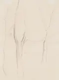 Trees by Lionel LeMoine FitzGerald, graphite on paper, sold Jun 2025