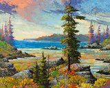 September, Clayoquot by Rod Charlesworth, oil on canvas, sold Jun 2025