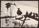 Calligraphic Drawing (Birds) by Jack Shadbolt, 1963, watercolour on paper on board, sold Jun 2025