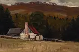 Laurentians (White House) by Lawren Harris, oil on board, sold May 2025