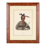 To-Ka-Con: A Sioux Chief by McKenney & Hall, Hand-colored lithograph, sold Sep 2026
