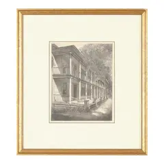 Davis House, 18th Century Inn, Beaufort, North Carolina by Louis Orr, Etching, sold Sep 2026