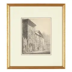 Masonic Temple, New Bern, North Carolina by Louis Orr, Etching, sold Sep 2026