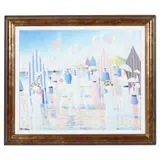 En La Plage by Paul Frans, Oil on canvas, sold Sep 2026