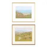 Pair of Framed Landscapes by J. J. Cotton, Each a pastel on paper, sold Sep 2026