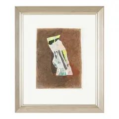 Soft Tension by Edith London, Mixed media collage, sold Sep 2026